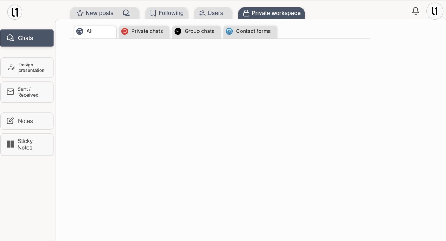 Library.one workspace interface